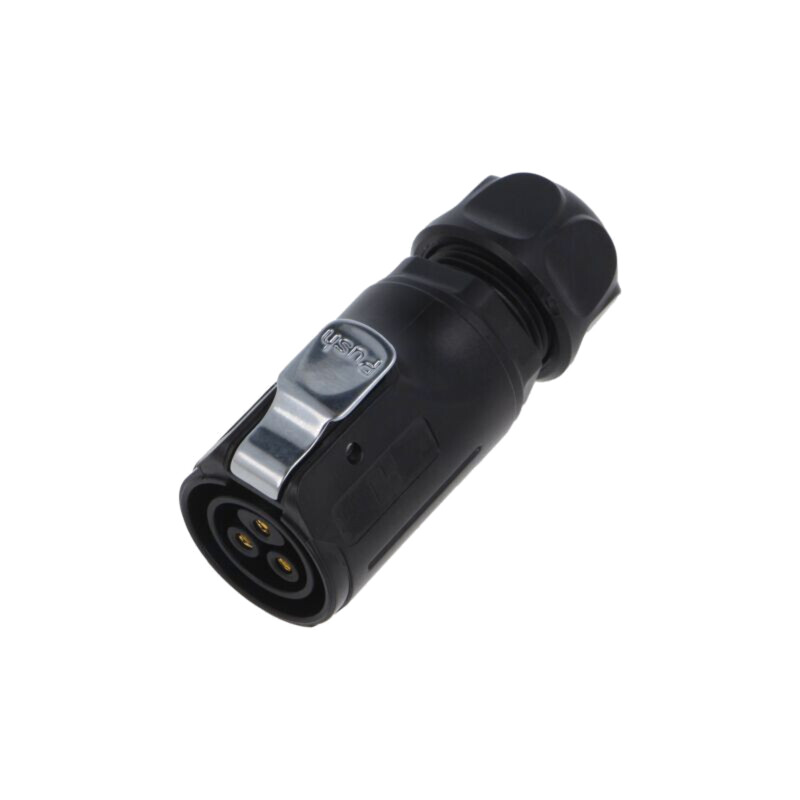 Conector: circular; mufă; mamă; 02; 20A; 500V; PIN: 3; IP67; drept