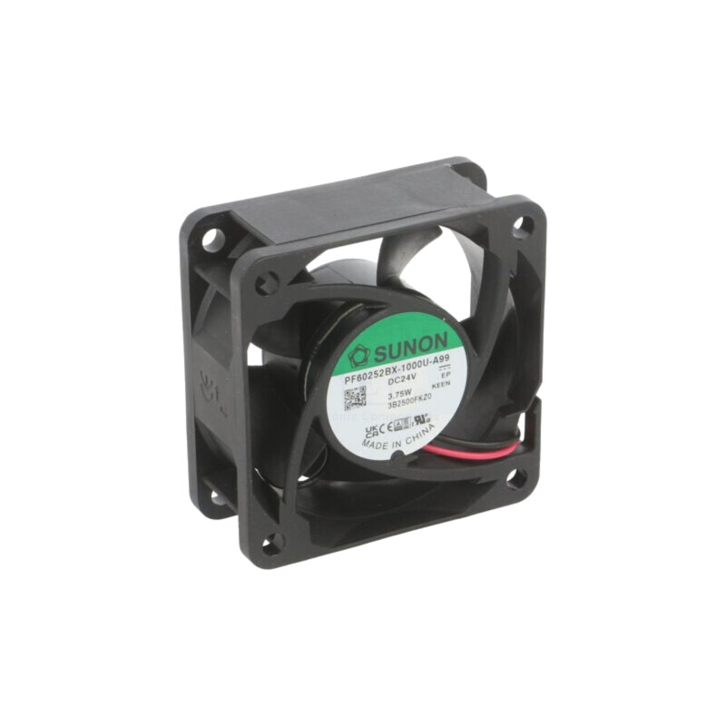 Ventilator: DC; axial; 24VDC; 60x60x25mm; 68m3/h; 46dBA; bilă
