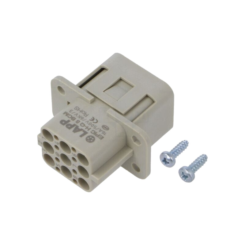 Conector: HDC; inserturi de contact; mamă; EPIC H-A; PIN: 16; 16A