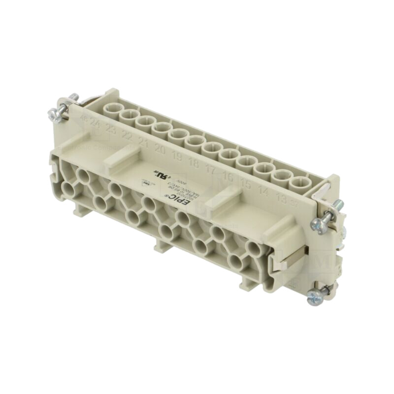 Conector: HDC; inserturi de contact; mamă; EPIC H-BVE; PIN: 12; 16A
