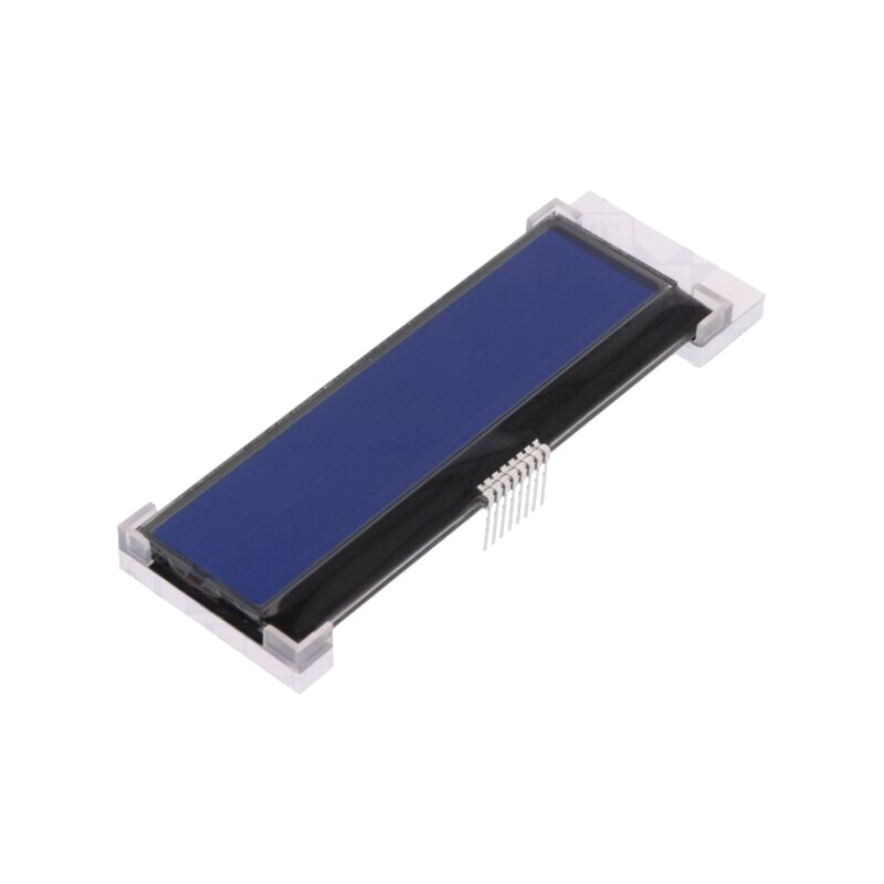 Afişaj: LCD; alfanumerice; COG,STN Negative; 16x2; LED; PIN: 8; 1x8