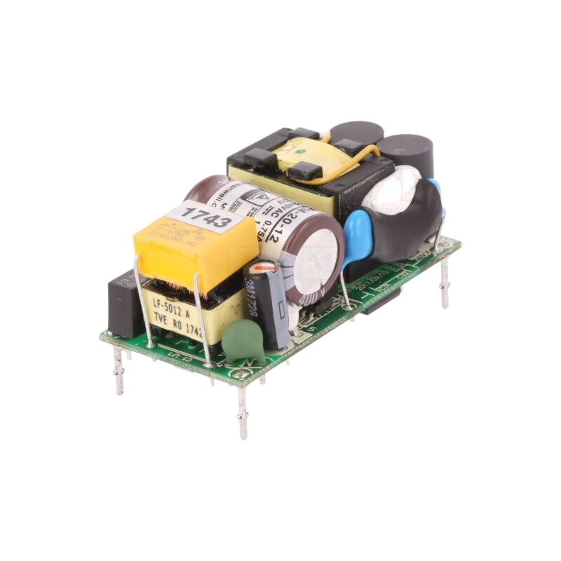 Convertor: AC/DC; 20W; Uintr: 80÷264VAC; 12VDC; Iieş: 1,8A; OUT: 1