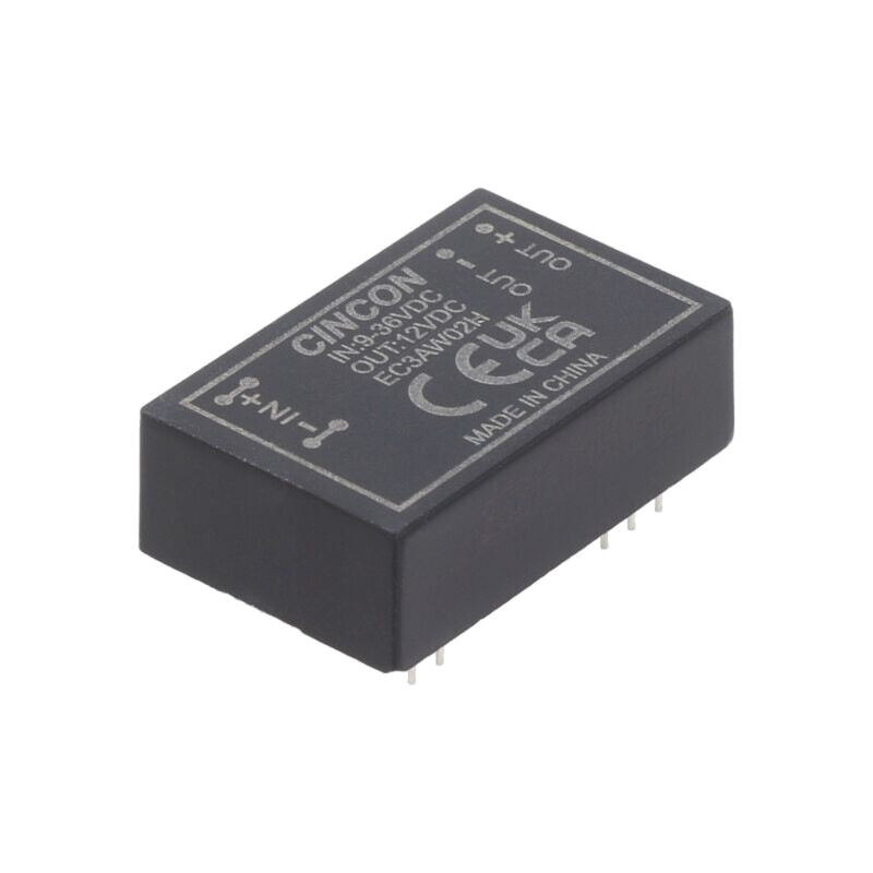 Convertor: DC/DC; 3W; Uintr: 9÷36VDC; Uieş: 12VDC; Iieş: 250mA; DIP24