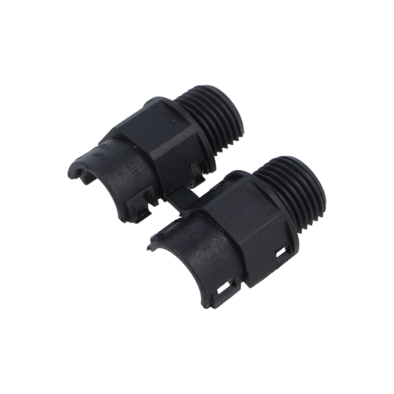 Conectori finali drepţi; M16; Filet: metrică,exterior; poliamidă
