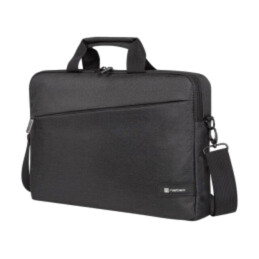 Laptop bag; black; poliester 300D; Usable dim: 380x40x260mm