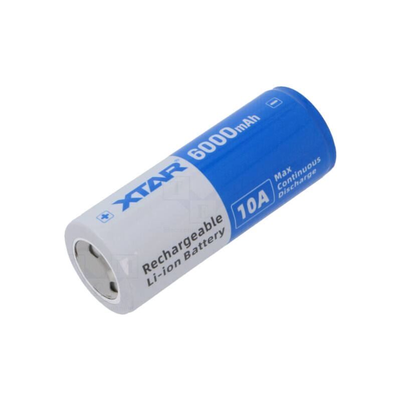 Acumul: Li-Ion; 26650; 3,6V; 6000mAh; Ø26,5x69,3mm; 10A