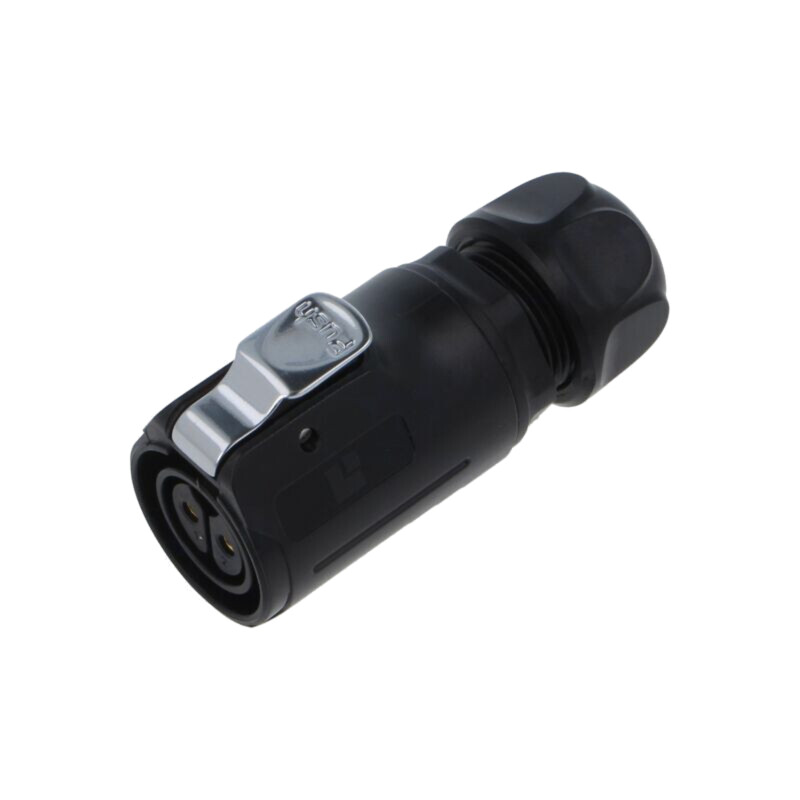 Conector: circular; mufă; mamă; 02; 20A; 500V; PIN: 2; IP67; drept