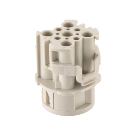 Conector: circular; mamă; inserturi de contact; Han® F+B; PIN: 9