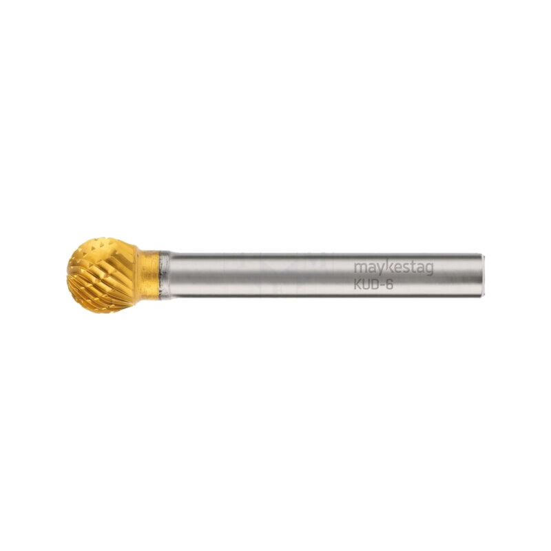 Freză biax; Ø: 2,5mm; L: 38mm; metal; Lung.element lucru: 2mm; 6 TiN