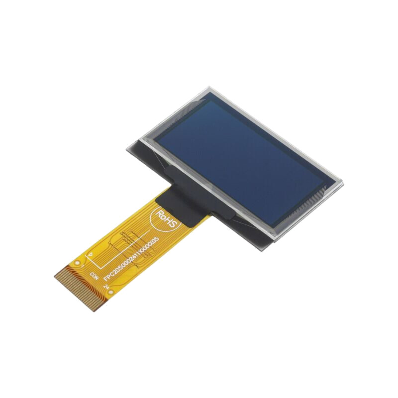 Afişaj: OLED; grafic; 1,54"; 128x64; Dim: 42,04x27,22x1,45mm; ambră