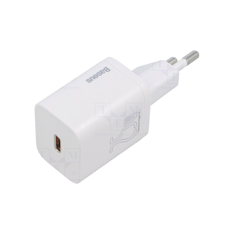 Alimentator: pulsatoriu; alimentare,plug-in; 5÷12VDC; 25W; albă