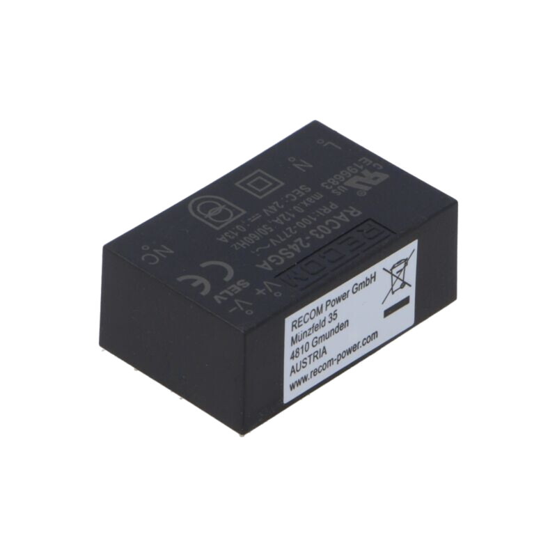Convertor: AC/DC; 3W; Uintr: 85÷305VAC,120÷430VDC; Uieş: 24VDC