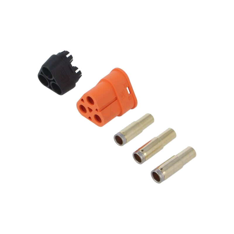 Conector: alimentare DC; mufă; mamă; QS; 110A; 500V; PIN: 3; drept