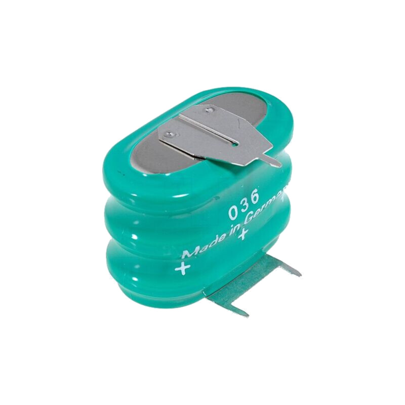 Acumul: Ni-MH; 3,6V; 140mAh; 3pin,pol pozitiv: 2pin; 26,5x15x18mm