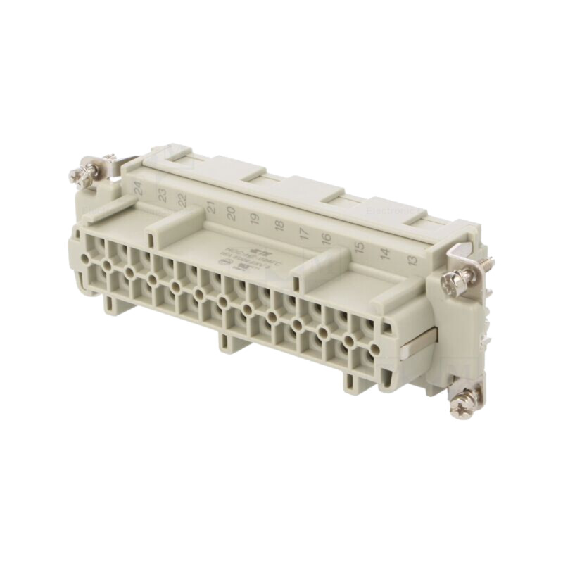 Conector: HDC; mamă; HE; PIN: 24; 16A; 500V; 24+PE; dimensiune 8