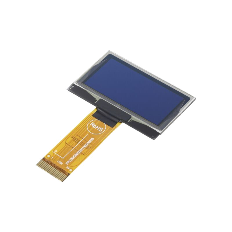 Afişaj: OLED; grafic; 1,54"; 128x64; Dim: 42,04x27,22x1,45mm; albă
