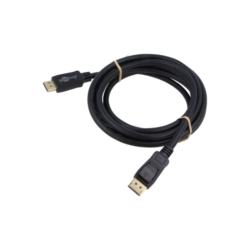 Cablu; DisplayPort mufă,din ambele părţi; PVC; Lung: 3m; negru
