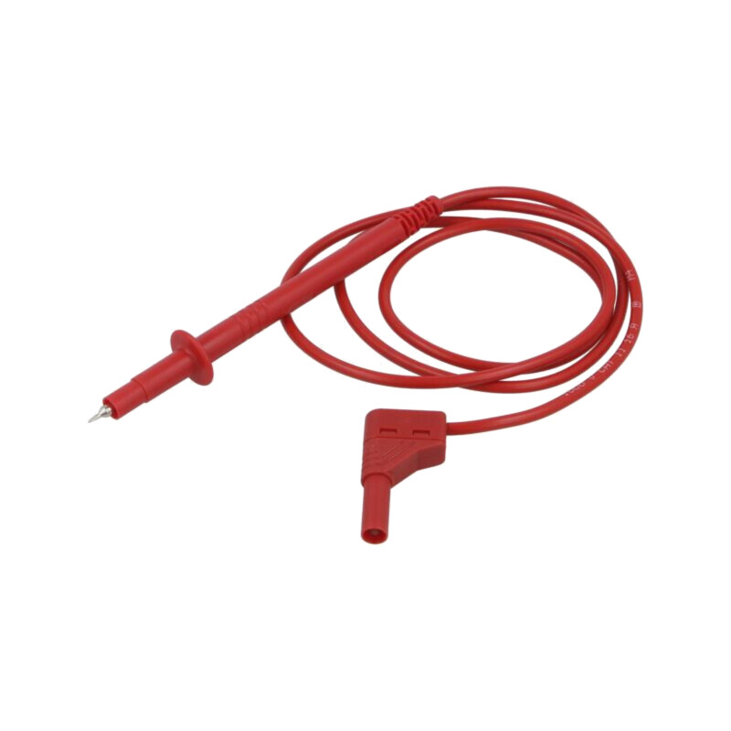 Cablu de măsurare; 16A; Unom: 1kV; Lung: 1m; roşie; Secţ.cablu: 1mm2