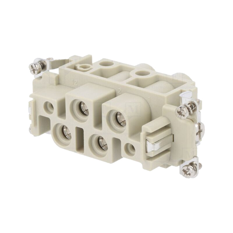 Conector: HDC; inserturi de contact; mamă; DK; PIN: 6; 2+PE,4+PE