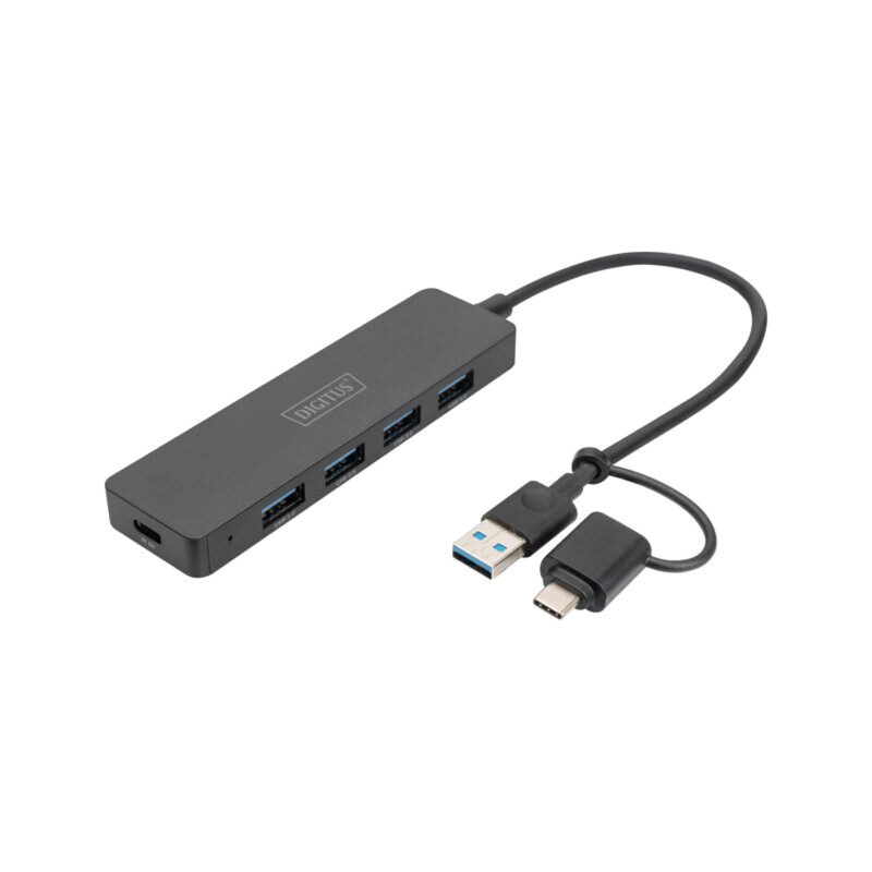 Hub USB; USB A soclu x4,USB A mufă,USB C soclu,USB C mufă
