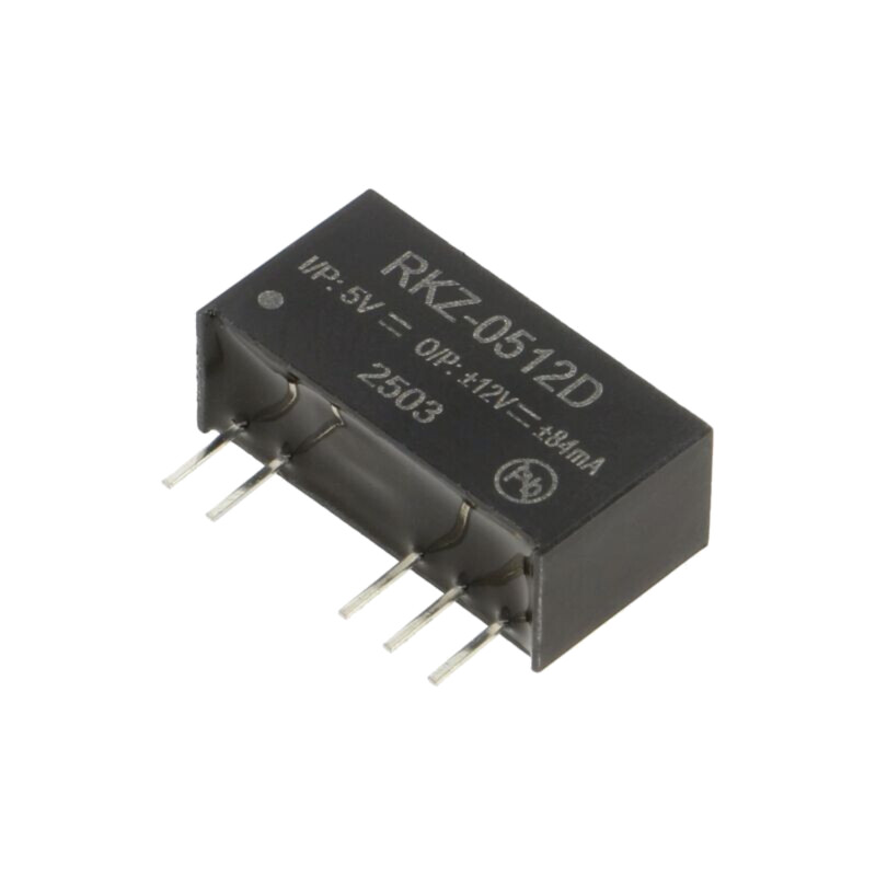 Convertor: DC/DC; 2W; Uintr: 4,5÷5,5VDC; Uieş: 12VDC; Uieş2: -12VDC