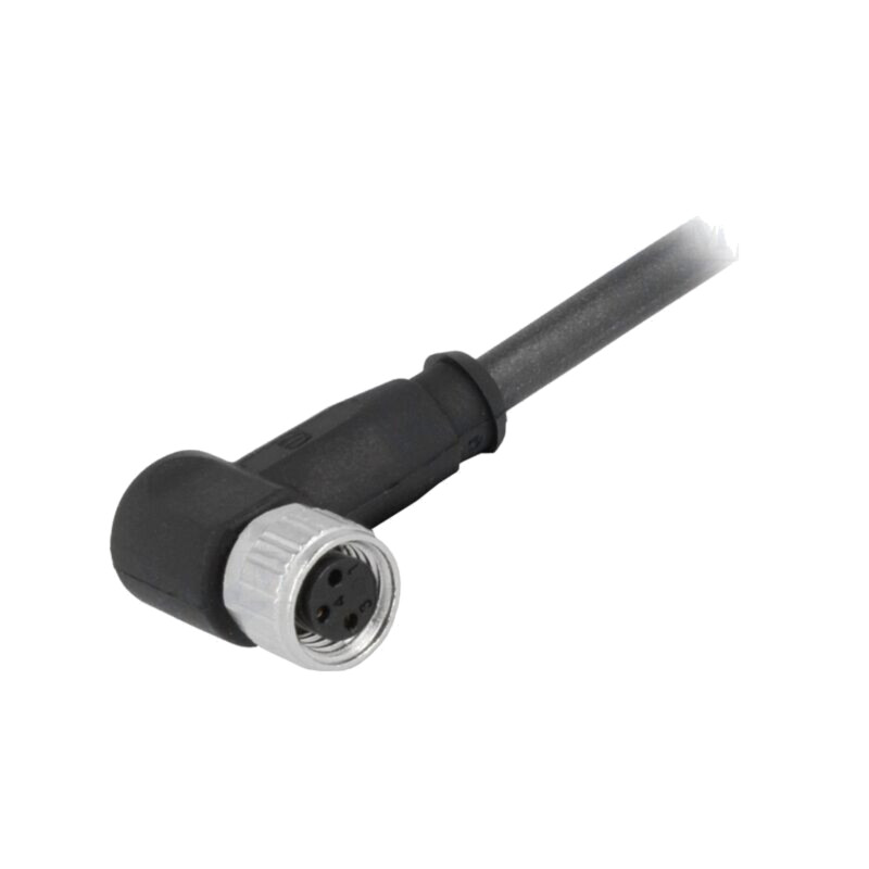 Conector: M8; mamă; PIN: 3; în unghi 90°; cu cablu; mufă; 1,5m