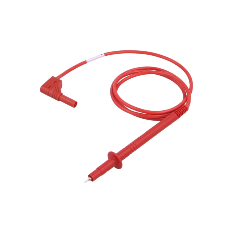 Cablu de măsurare; 16A; Unom: 1kV; Lung: 1m; roşie; Secţ.cablu: 1mm2