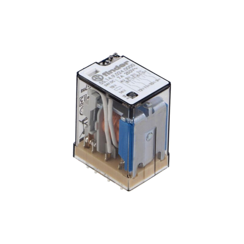 Releu: electromagnetic; 4PDT; 24VDC; Icontacte max: 7A; 7A/250VAC
