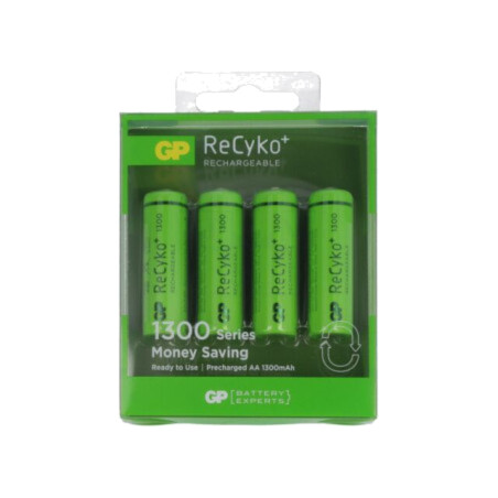 Acumul: Ni-MH; AA; 1,2V; 1300mAh; ReCyko+; Ø14,5x50,5mm; 130mA