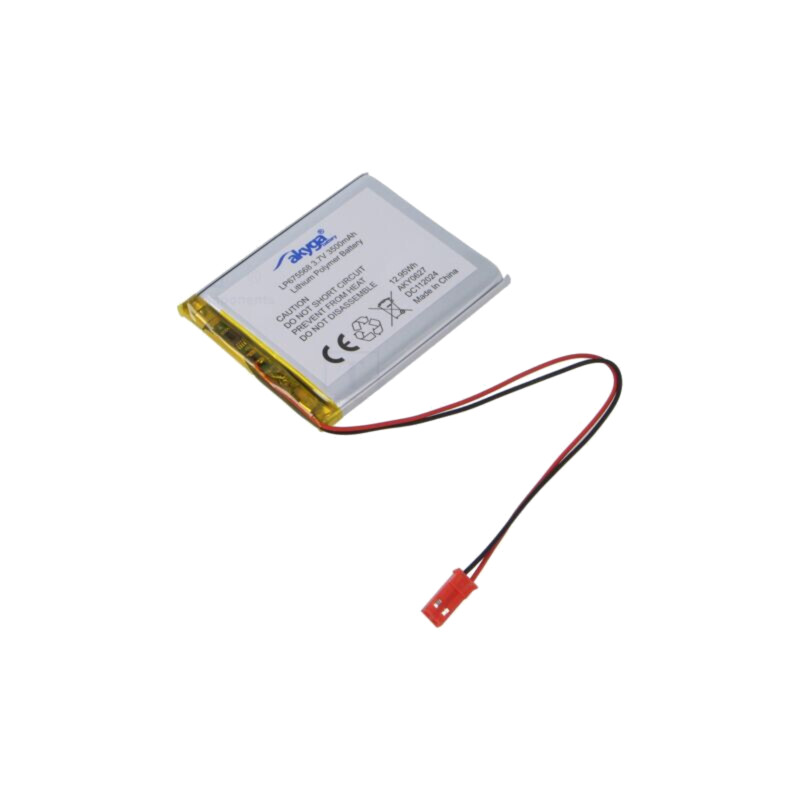 Acumul: Li-Po; 3,7V; 3500mAh; cabluri,contector JST SYP-02T-1