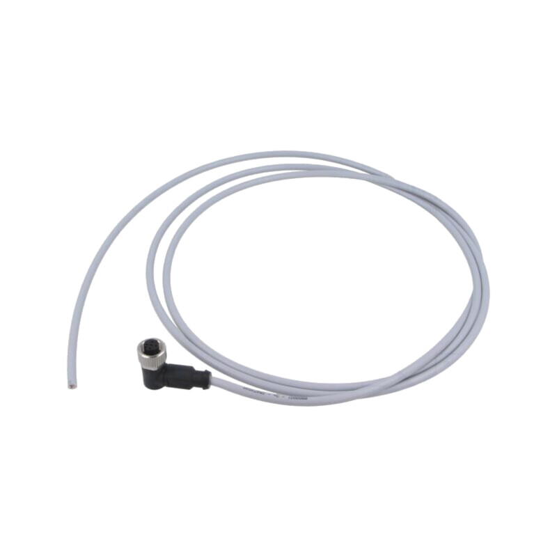 Conector: M12; mufă; mamă; PIN: 4; în unghi; cabluri; 2m