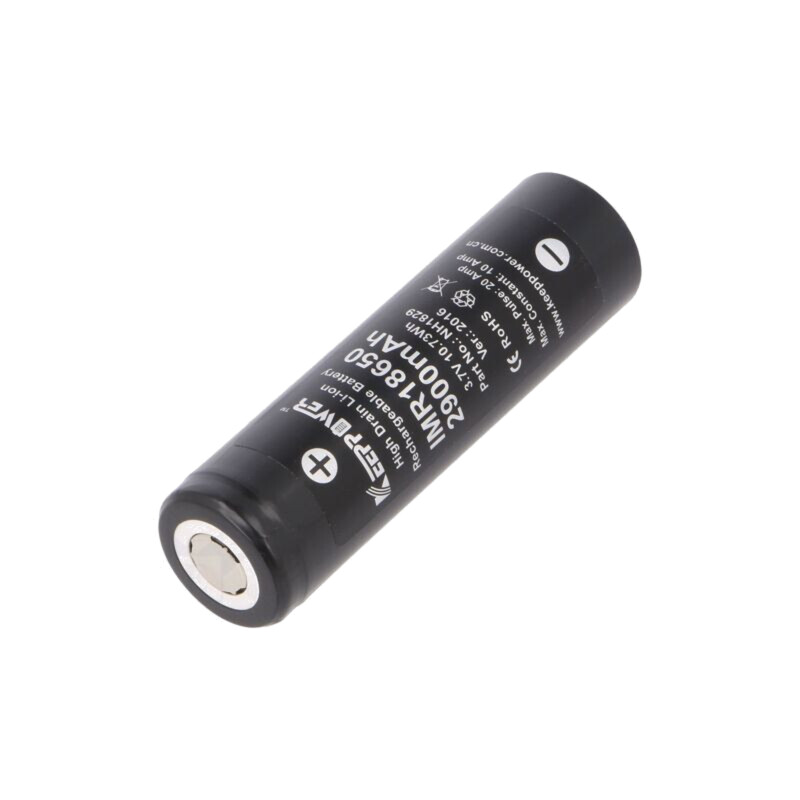 Acumul: Li-Ion; 18650,MR18650; 3,7V; 2800mAh; Ø18,5x66mm; 10A
