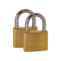 Lacăt; cu toartă; Nr: 2buc; alamă; Protecţie: joasă (nivel 2); 120