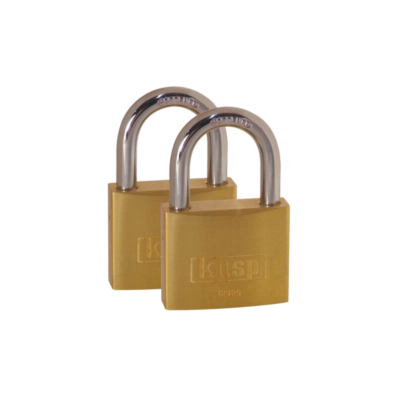 Lacăt; cu toartă; Nr: 2buc; alamă; Protecţie: joasă (nivel 2); 120