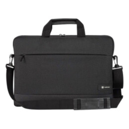 Laptop bag; black; poliester 300D; Usable dim: 385x20x270mm