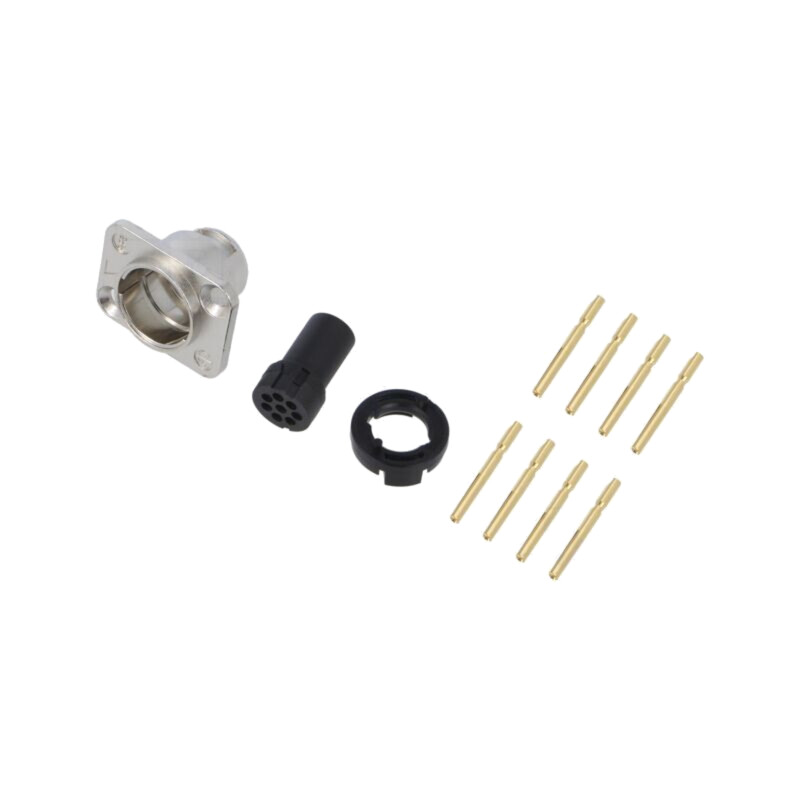 Conector: circular; soclu; mamă; neutriCON; 7,5A; PIN: 8; drept; 1mm2