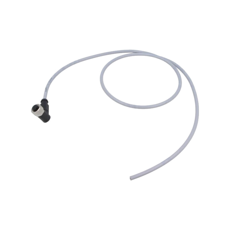 Conector: M12; mufă; mamă; PIN: 4; în unghi; cabluri; 1m