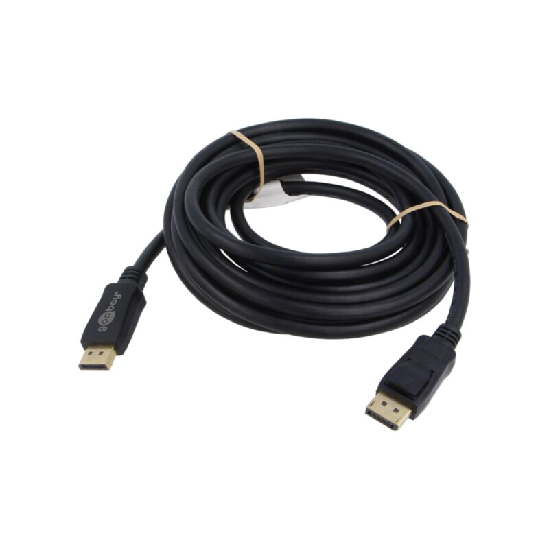 Cablu; DisplayPort mufă,din ambele părţi; PVC; Lung: 5m; negru