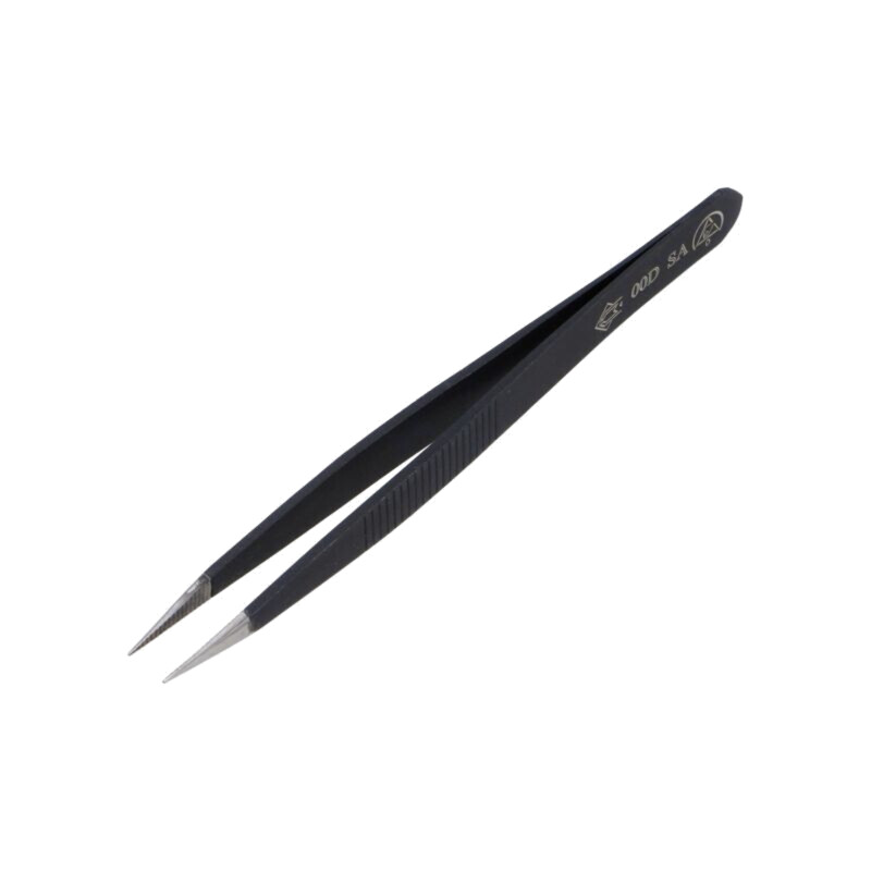 Pensetă; Formă capăt vârf: ascuţită; Lung.pensetă: 120mm; ESD