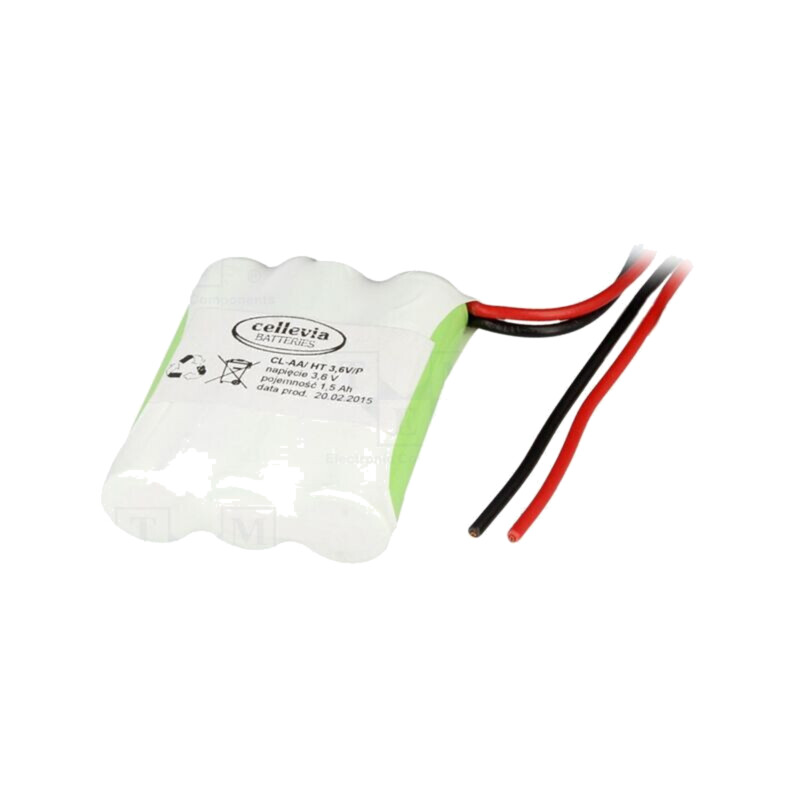 Acumul: Ni-MH; AA; 3,6V; 1600mAh; cabluri; 250mm; Număr celule: 3
