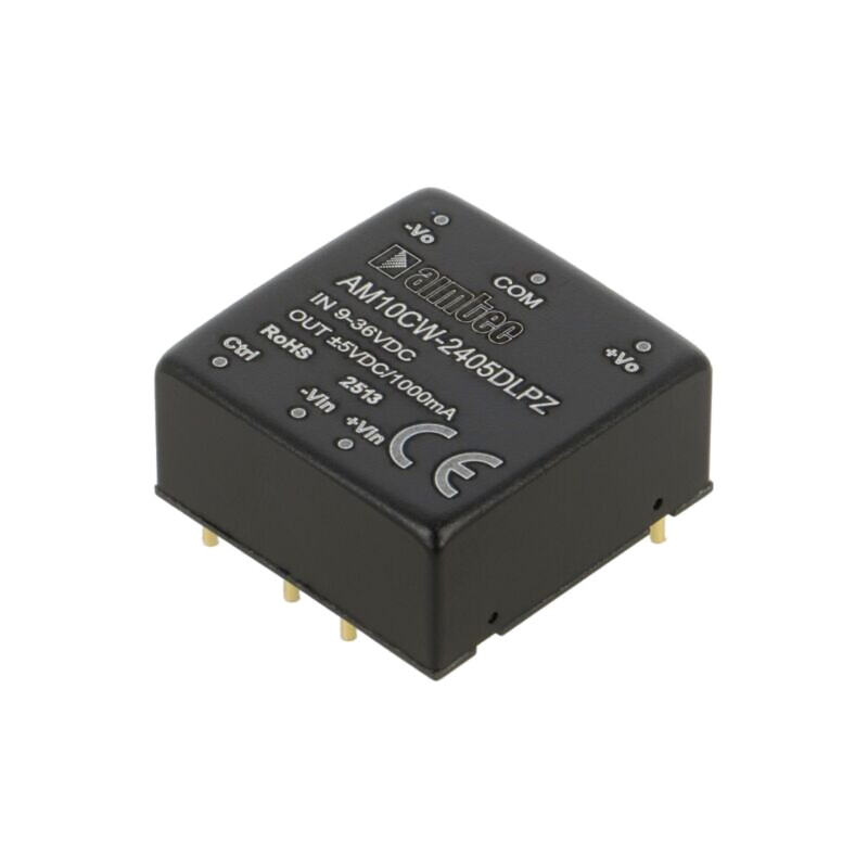 Convertor: DC/DC; 10W; Uintr: 9÷36VDC; Uieş: 5VDC; Uieş2: -5VDC; THT