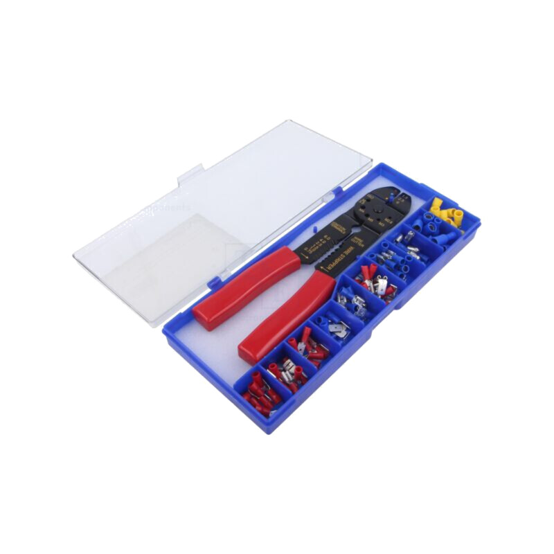 Kit: pentru sertizarea terminaţiilor; 1,5mm2,2,5mm2,6mm2; cutie