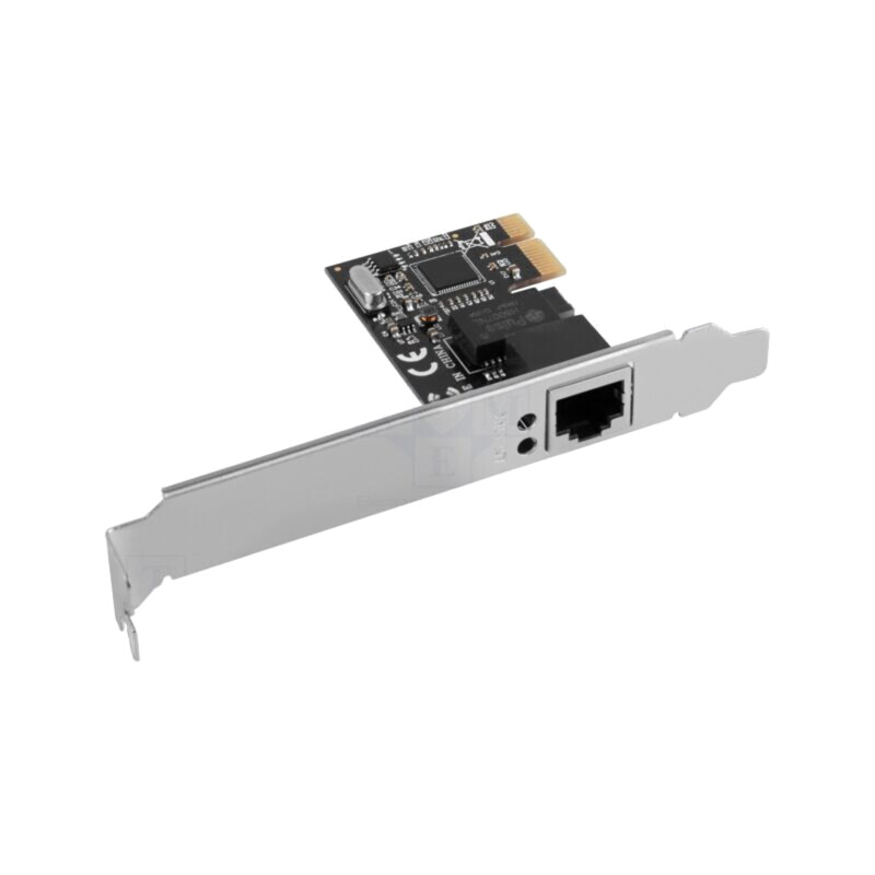 Card extensie PC: PCIe; PCIe,RJ45 soclu; brăţară pe slot; 1Gbps