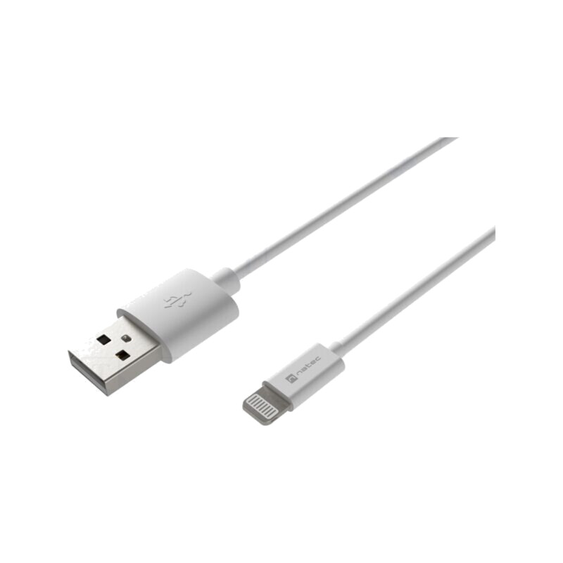 Cablu; USB 2.0; mufă Apple Lightning,USB A mufă; 2m; alb; 12W