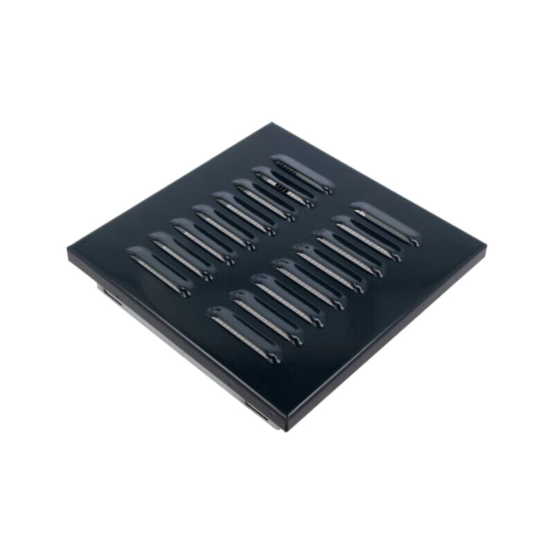Accessories: ventilation grille; graphite; 140x140mm; metal