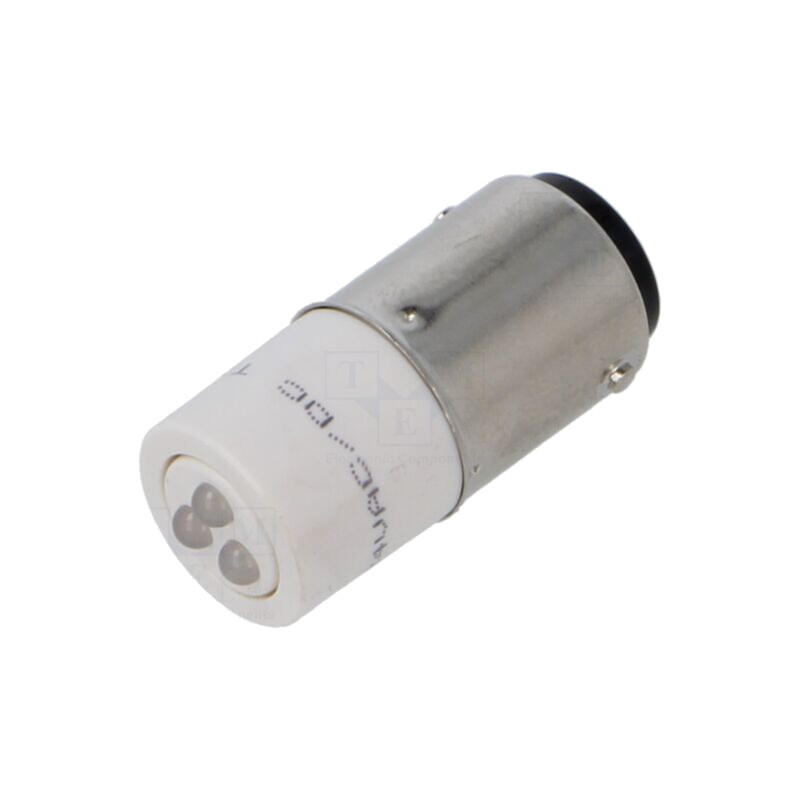 Lampă LED; albă; BA15D; 24VDC; 24VAC; plastic; -20÷60°C