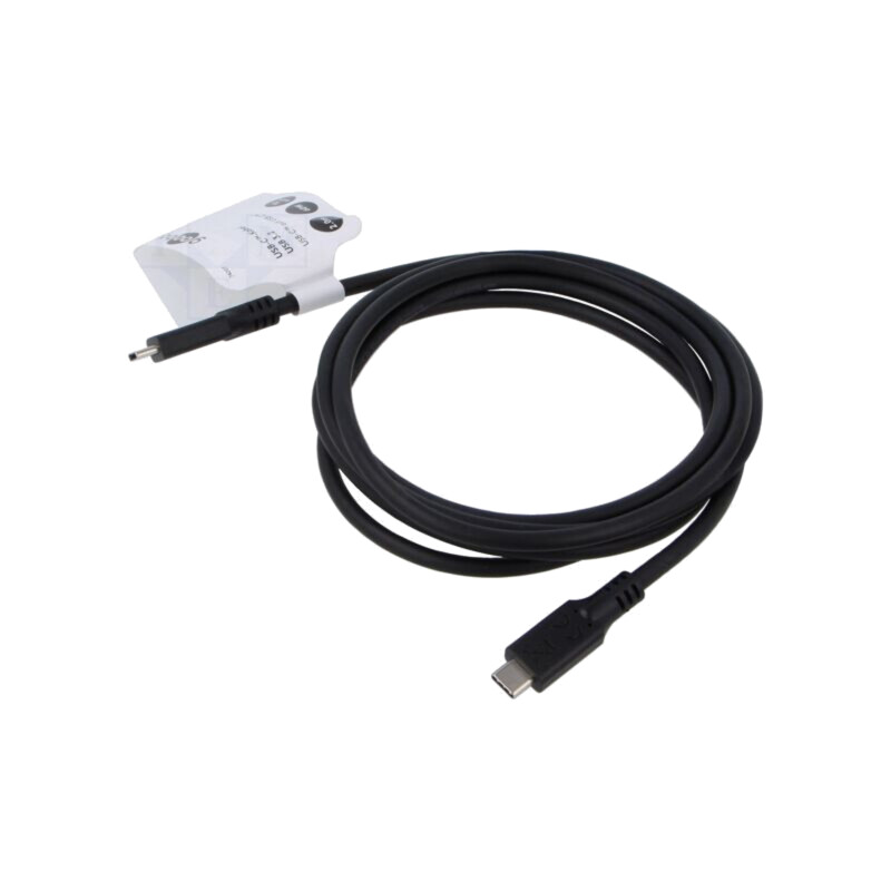 Cablu; Thunderbolt 3,Thunderbolt 4,USB 3.2; 2m; negru; 10Gbps