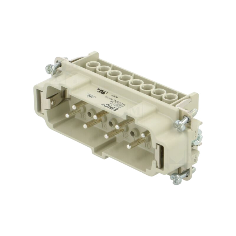 Conector: HDC; inserturi de contact; tată; EPIC H-BVE; PIN: 8; 16A