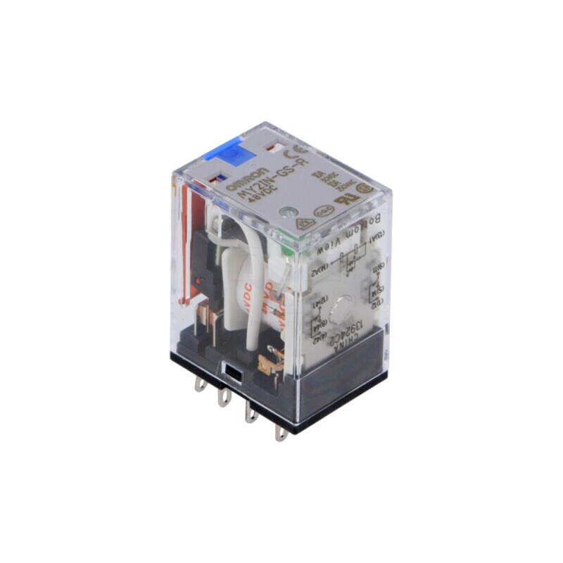 Releu: electromagnetic; DPDT; Ubobină: 48VDC; Icontacte max: 10A