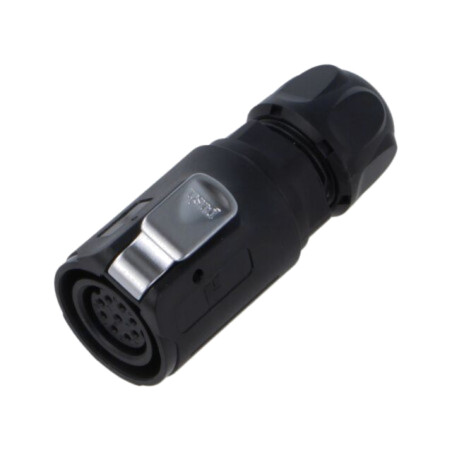 Conector: circular; mufă; mamă; 02; 5A; 250V; PIN: 9; IP67; drept